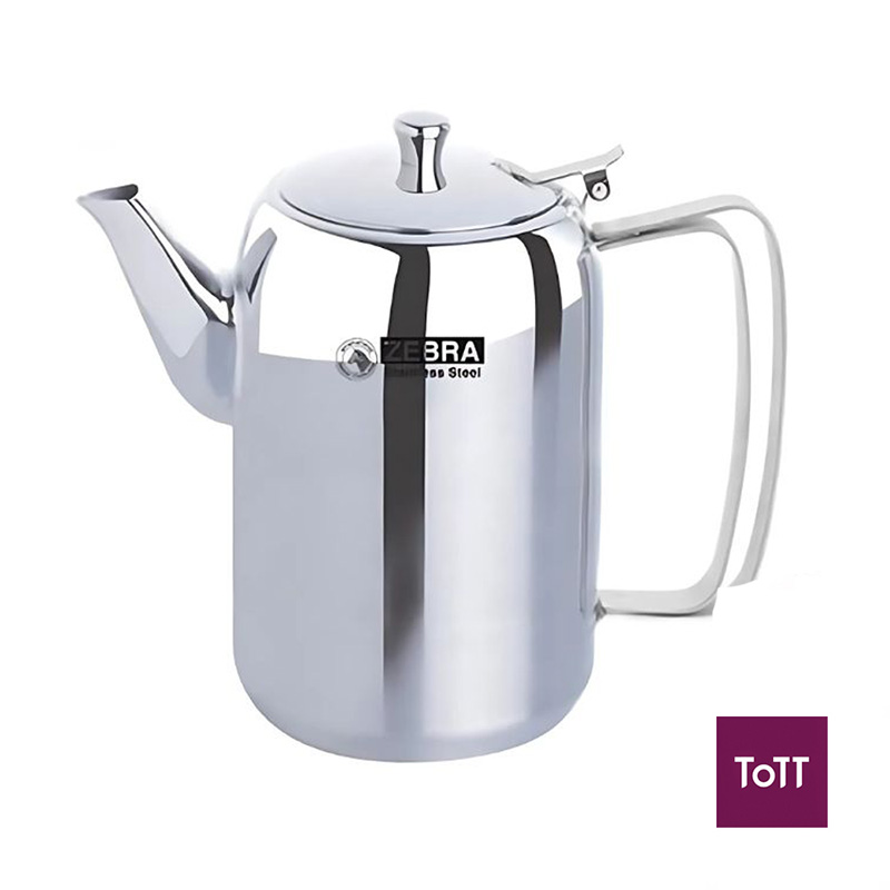 Zebra Stainless Steel Induction Usable Teapot 2.5L - ToTT Store