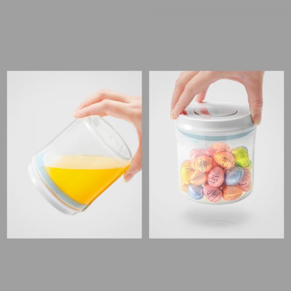 Ankou Clear Polypropylene Round Air Tight Food Container 800ml