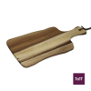 Mye Wooden Rectangle 2-Tone Serving Board With Handle, Acacia-Laquer, L31.5xW15xH1.0cm