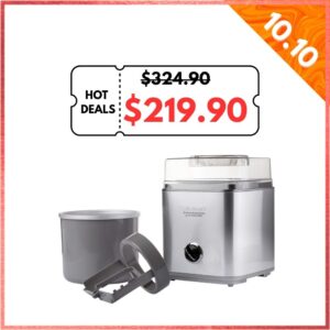Cuisinart Pure Indulgence 2 Qt. Frozen Yogurt-Sorbet and Ice Cream Maker Silver