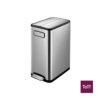EKO Ecofly Stainless Steel Soft Closing Step Bin 30L, Brushed Finishing
