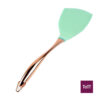 My Pottery Shop Silicone Chinese Turner With Rose Gold Handle 12inch, Mint