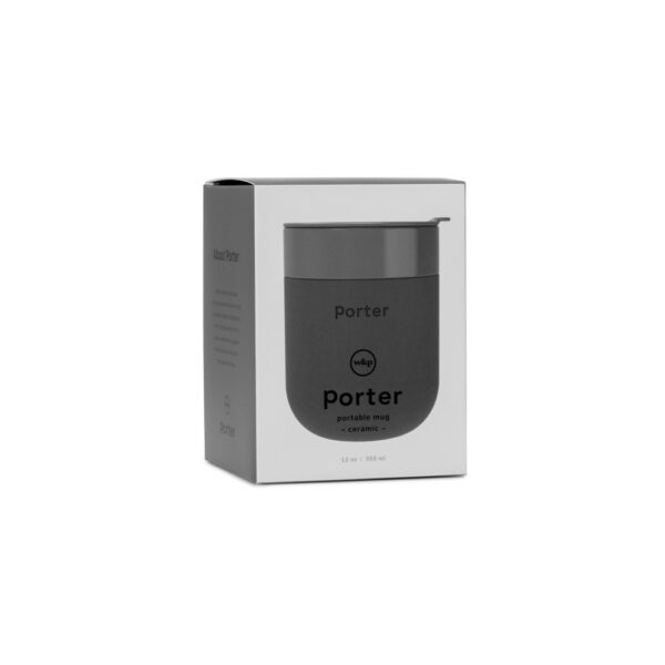 W&P Porter Mug 12oz, Charcoal