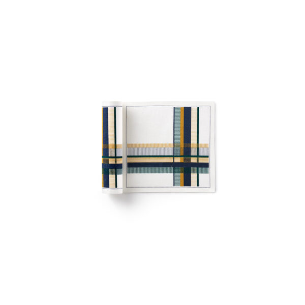 Mydrap Lunch Napkins 20x20cm, 12Pcs/Roll, White Plaid
