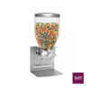 Zevro Stainless Steel Single Dispenser 17.5oz, Countertop/Wall Mount Holder Ø6.5xW7xH15