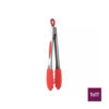 Mastrad Stainless Steel Silicone Tong 26cm, Red