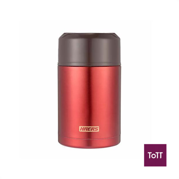 Haers Stainless Steel Vacuum Insulated Food Jar 1L