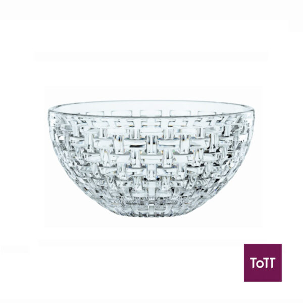 Nachtmann Bossa Nova Set of 2pieces Crystal Bowl And Silicone Lid 2.2L