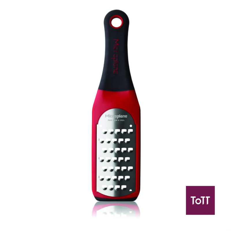 Microplane Artisan Series Extra Coarse Grater, Red
