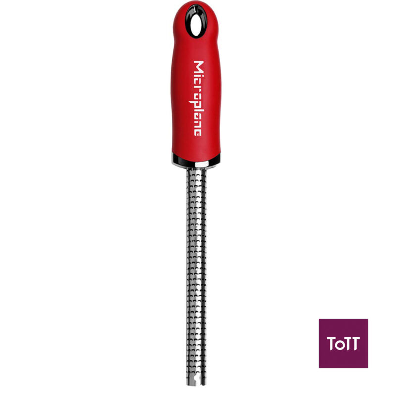 Microplane Premium Classic Spice Grater, Red