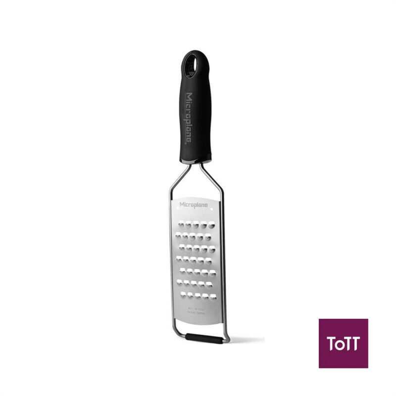 Microplane Gourmet Series Extra Coarse Grater, Silver
