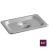 Safico 18-8 Stainless Steel GN 1/9 Solid Lid L17.6xW10.8xH1.8cm, Thickness 0.7mm