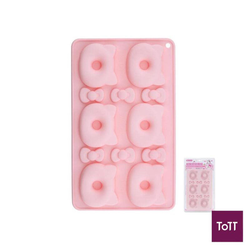 Chefmade Hello Kitty Silicone Donut Mould , Pink