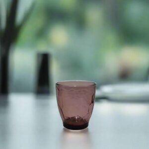 Arcoroc Rock Coral Ice Pink T Set of 6 Tempered Glass Tumbler Ø8.55xH9.65cm, 340ml