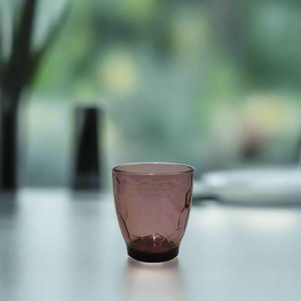 Arcoroc Rock Coral Ice Pink T Set of 6 Tempered Glass Tumbler Ø8.55xH9.65cm, 340ml