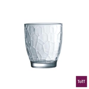 Arcoroc Rock T Coral Set of 6 Tempered Glass Tumbler Ø8.55xH9.65cm, 340ml