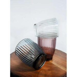Arcoroc Rock T Line Set of 6 Tempered Glass Tumbler Ø8.55xH9.65cm, 340ml