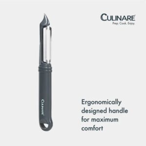 Culinare Swivel Straight Peeler L16.5cm, Grey