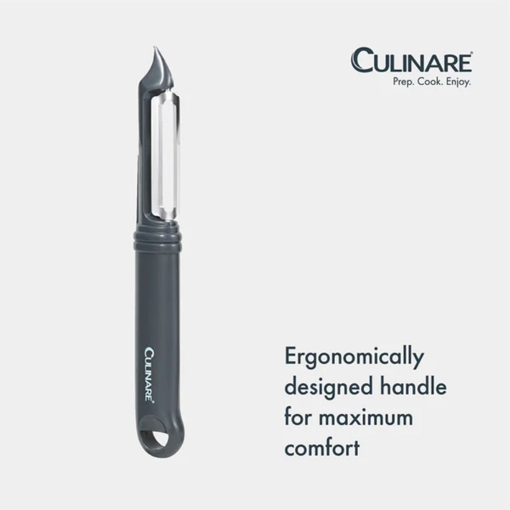 Culinare Swivel Straight Peeler L16.5cm, Grey Culinare Swivel Straight Peeler L16.5cm, Grey - Image 2