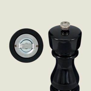 Cole&Mason London Wooden Pepper Mill 18cm, Black Gloss