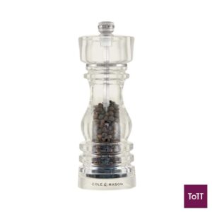 Cole&Mason London Acrylic Pepper Mill 18 cm