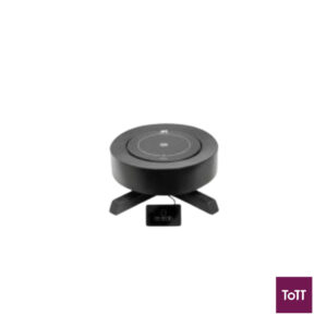 APS Bonfire Metal Induction Station With Cable Remote Control For Induction Plate Ø24cm, Ø46.5xH16cm, Power Adjustable, Black