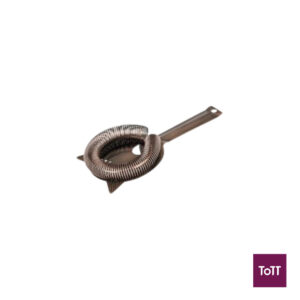 APS Stainless Steel Bar Strainer Ø9.5cm With 9cm Handle, Copper Antique