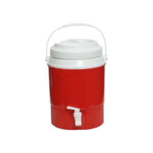 Standard Plastic Plastic Round Ice Bucket Ø20xH29cm, 5L/5.3Qt, Red