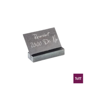 APS Slate Menu Card L12xW4xH7cm