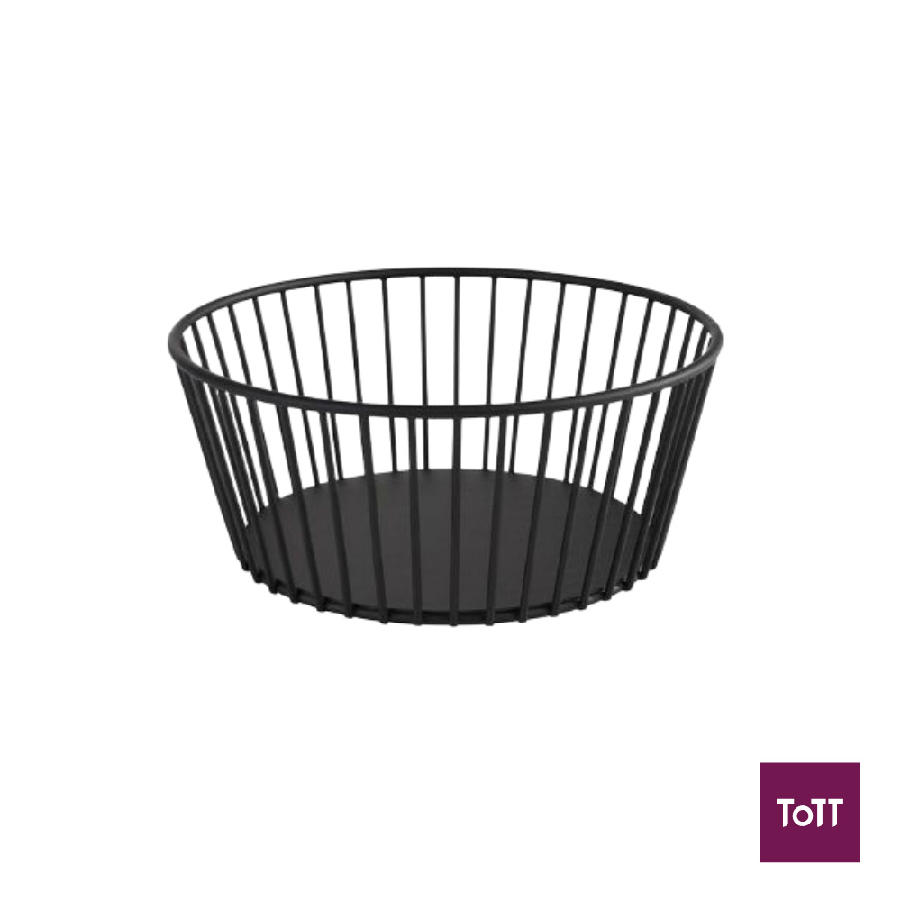APS Urban Metal Round Basket Dia20xH8.5cm, Black APS Urban Metal Round Basket Dia20xH8.5cm, Black