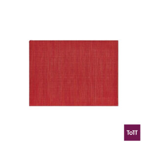APS PVC Placemat with Fine Band, L45xW33cm, Red