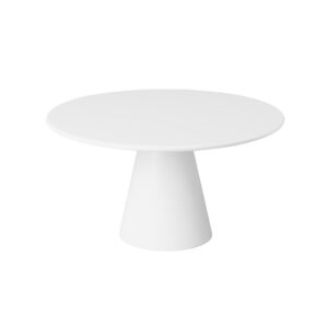 APS Casual Melamine Round Footed Cake Plate Ø31xH16cm, White