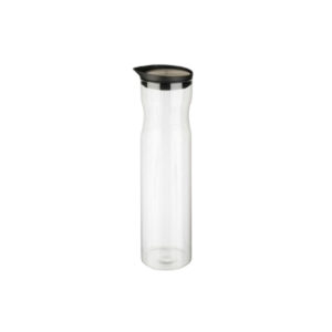 APS Glass Decanter With Stainless Steel Lid Ø8xH32cm, 1.3L