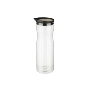 APS Glass Decanter With Stainless Steel Lid Ø8xH25cm, 1L