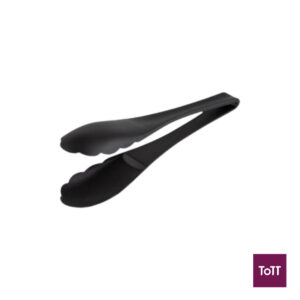 APS Easylift Polyamide Salad Tongs L25.5xW5.5cm, Black