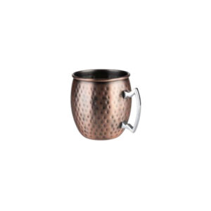 APS Moscow Mule Stainless Steel Cup Ø9xH10cm, Hammered Copper