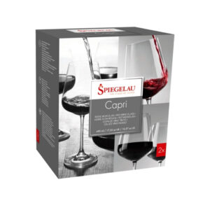 Spiegelau Capri Bordeaux Glass Ø10xH23.4cm, 590ml, Set Of 2Pcs