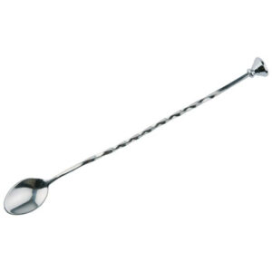 APS Stainless Steel Bar Spoon With Twisted Handle L27cm