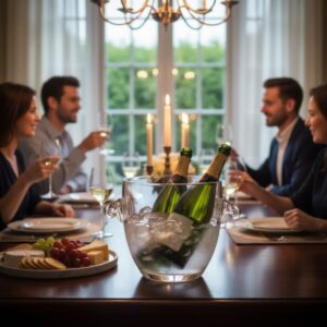 Polycarbonate Ice Bucket Ø29.9xH20.8xTop21.2xBottom12.3cm, 1.5L, Clear