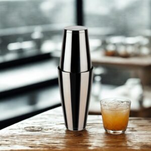 APS 2 Piece Stainless Steel Tin In Tin Cocktail Shaker Ø9xH27cm,700ml