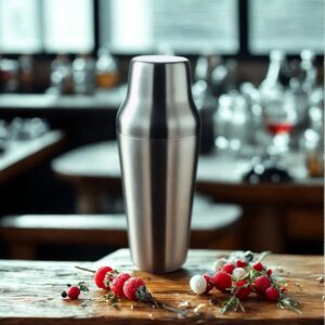 APS 2 Piece Stainless Steel Cocktail Shaker Ø9.5xH24cm,700ml