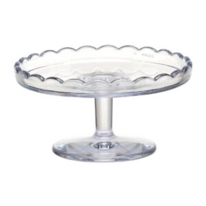 Polycarbonate Cake Stand For Dome Cover Cg1003-6 Ø17.5xH9.1cm, Clear