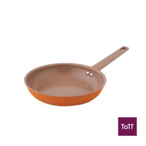 Safico Pro Aluminium Nonstick Ceramic Induction Usable Frypan Ø28xH5.4cm, Orange
