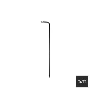 APS Valumo Metal Extension Rod With Magnetic Sphere Dia0.9xH55cm, Black