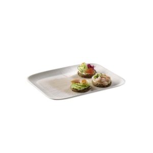 Alternative view of APS Blush Melamine GN 1/2 Tray L32.5xW26.5xH2.5cm, White/Beige, Blush