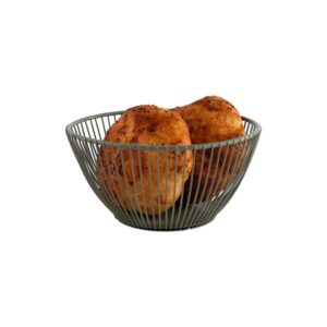 Alternative view of APS Svart Metal Round Basket Ø17.5xH8cm, Smoke Green