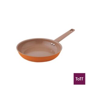 Safico Pro Aluminium Nonstick Ceramic Induction Usable Frypan Ø20xH4.5cm, Orange