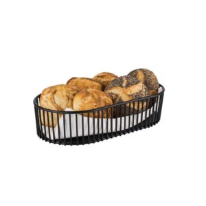 Alternative view of APS Urban Metal Oval Basket L29xW16xH7cm, Black