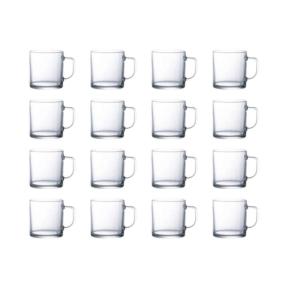 Luminarc Vicy T Set of 12 Tempered Coffee Mug Ø12.45xH10cm, 500ml-16 3/oz Luminarc Vicy T Set of 12 Tempered Coffee Mug Ø12.45xH10cm, 500ml-16 3/oz