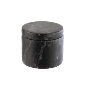 Alternative view of APS Marvello Marble Box For Spices, Ø6xH5cm, 40ml, Black, 2pcs/Set